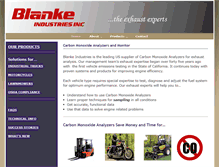 Tablet Screenshot of blankeindustries.com